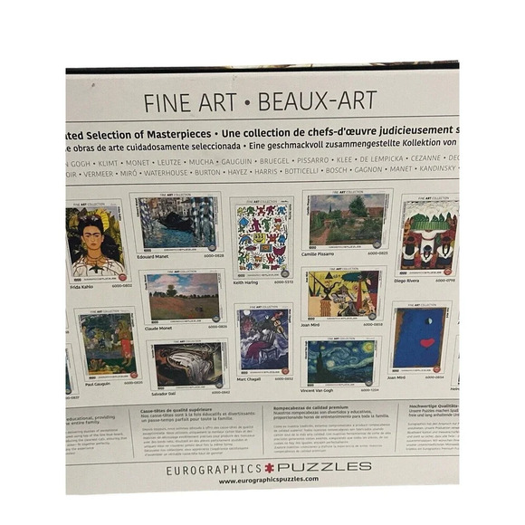 Fine Art Puzzle Medieval "THE LADY OF SHALOTT" John William Waterhouse 1000 Pcs - Picture 4 of 15